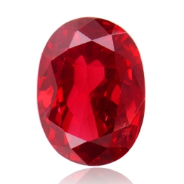 Ruby,Oval 3.03-Carat