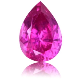 Ruby,Pear 1.70-Carat