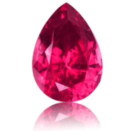 Ruby,Pear 1.70-Carat