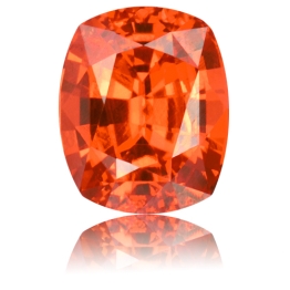 Spessartite Mandarin Garnet,Cushion 2.12-Carat