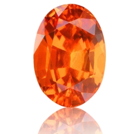 Spessartite Mandarin Garnet,Oval 2.41-Carat
