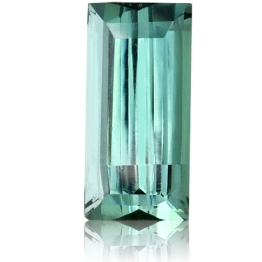 Tourmaline,Baguette 6.96-Carat