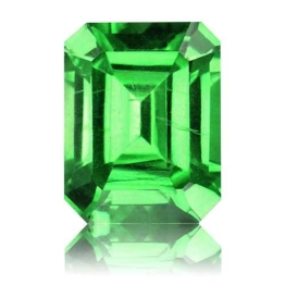 Tsavorite,Emerald Cut 1.50-Carat