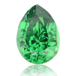 Tsavorite,Pear 1.53-Carat