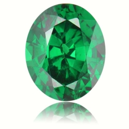 Tsavorite,Oval 1.33-Carat