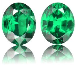 Tsavorite,Oval 3.59-Carat