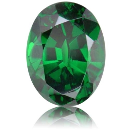 Tsavorite,Oval 1.24-Carat