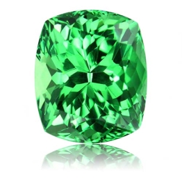 Tsavorite,Cushion 1.95-Carat