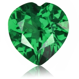 Tsavorite,Heart 1.16-Carat