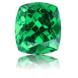 Tsavorite,Cushion 1.16-Carat