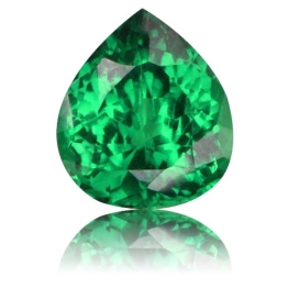 Tsavorite,Pear 1.24-Carat