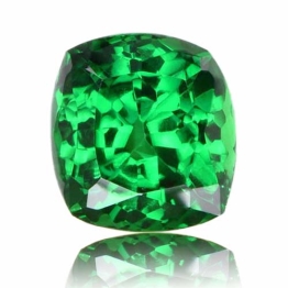 Tsavorite,Cushion 1.33-Carat