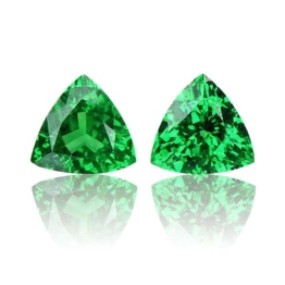 Tsavorite,Matched Pairs 1.10-Carat