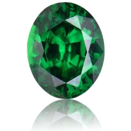 Tsavorite,Oval 1.77-Carat