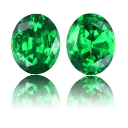 Tsavorite,Matched Pairs 2.00-Carat