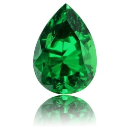 Tsavorite,Pear 1.49-Carat
