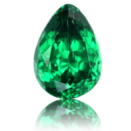 Tsavorite,Pear 1.76-Carat