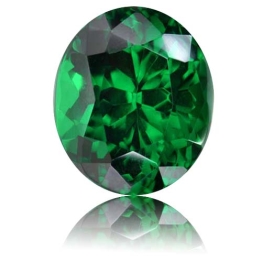 Tsavorite,Oval 2.64-Carat