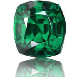 Tsavorite,Cushion 1.25-Carat