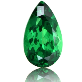Tsavorite,Pear 1.75-Carat