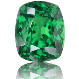Tsavorite,Cushion 1.17-Carat