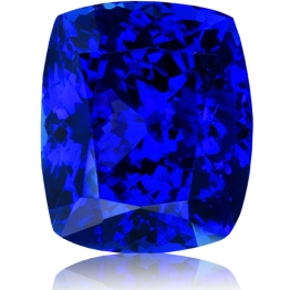 Tanzanite,Cushion 6.87-Carat