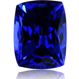 Tanzanite,Cushion 1.07-Carat