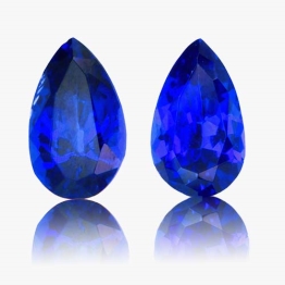 Tanzanite,Matched Pairs 1.54-Carat