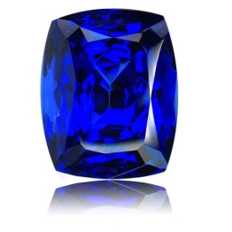 Tanzanite,Cushion 25.38-Carat