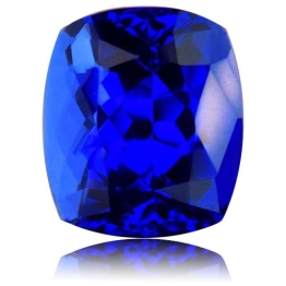 Tanzanite,Cushion 2.51-Carat