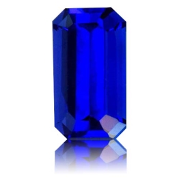 Tanzanite,Emerald Cut 1.87-Carat