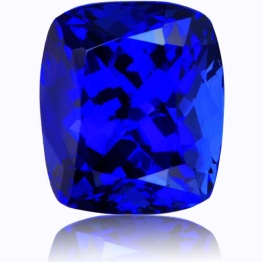 Tanzanite,Cushion 4.94-Carat