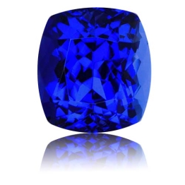 Tanzanite,Cushion 5.88-Carat