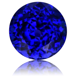 Tanzanite,Round 9.60-Carat