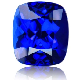 Tanzanite,Cushion 4.41-Carat
