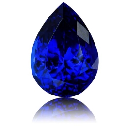 Tanzanite,Pear 6.37-Carat