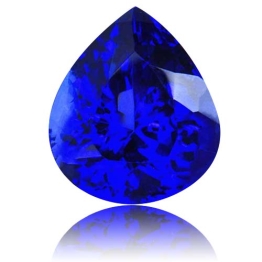 Tanzanite,Pear 3.44-Carat