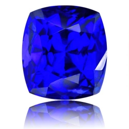 Tanzanite,Cushion 5.94-Carat