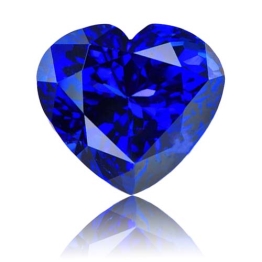Tanzanite,Heart 14.67-Carat