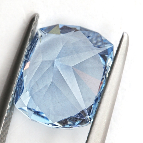 Aquamarine Radiant 4.12 Carat - Rare Gemstone Company