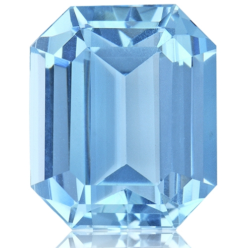 Aquamarine,Emerald Cut 3.46-Carat