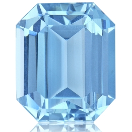 Aquamarine,Emerald Cut 3.46-Carat