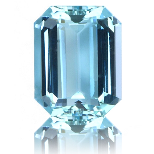 Aquamarine,Emerald Cut 8.73-Carat