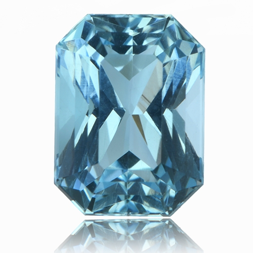 Aquamarine,Radiant 3.09-Carat