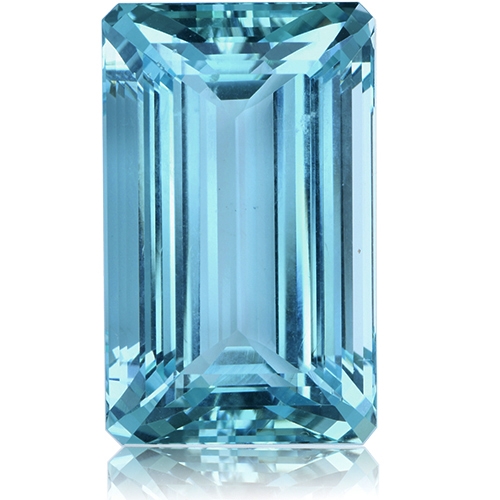 Aquamarine,Emerald Cut 25.34-Carat