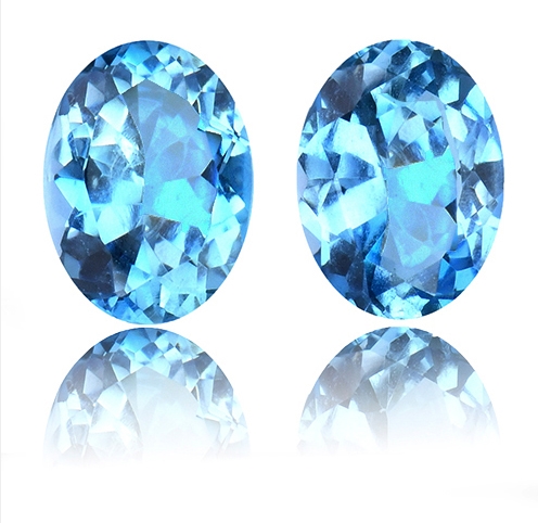 Aquamarine,Matched Pairs 1.60-Carat