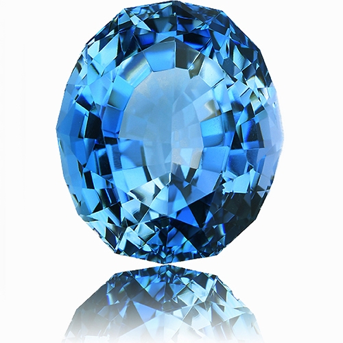Aquamarine,Oval 5.65-Carat