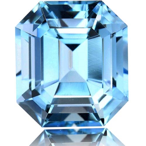 Aquamarine,Asscher 5.52-Carat