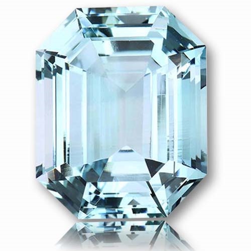 Aquamarine,Emerald Cut 23.53-Carat