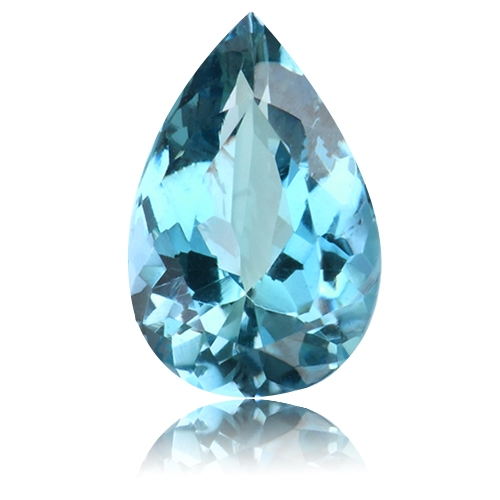 Aquamarine,Pear 0.98-Carat